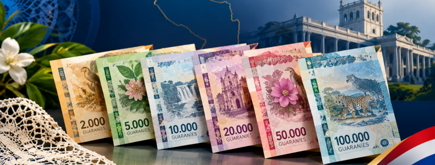 Nuevos billetes en Paraguay: así es la nueva familia del guaraní